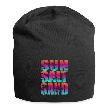 Sun Salt Sand - Jersey-Beanie - Schwarz - Vorne