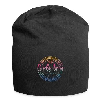 What Happens On The Girls Trip 2024 - Jersey Beanie - black - Front