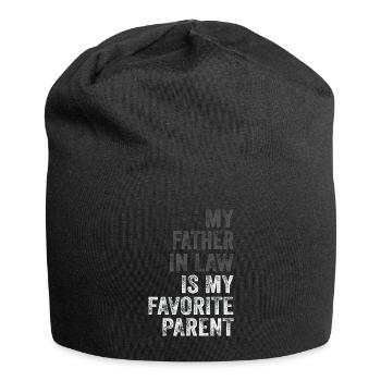 Mon beau-père est mon parent préféré - Bonnet en jersey - noir - Devant