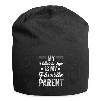 Mon beau-père est mon parent préféré - Bonnet en jersey - noir - Devant
