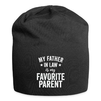 Mon beau-père est mon parent préféré - Bonnet en jersey - noir - Devant