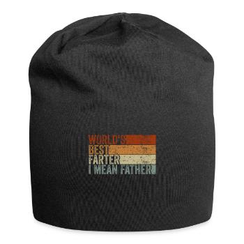World's Best Farter I Mean Father - Jersey Beanie - black - Front