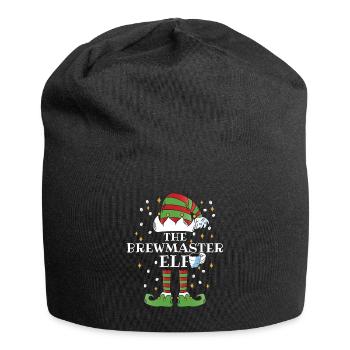 The Brewmaster Elf Coffee - Jersey Beanie - black - Front