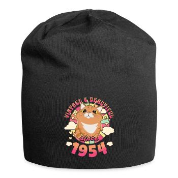 Femme Vintage Magnifique 1954 70 Ans Anniversaire - Bonnet en jersey - noir - Devant