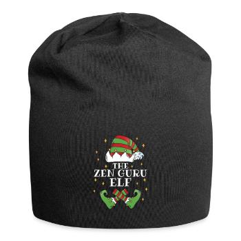 The Zen Guru Elf Namaste - Jersey Beanie - black - Front