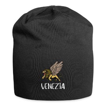 Venice Gondola Italy Venezia - Jersey Beanie - black - Front