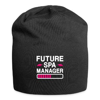 Zukünftiger Spa Manager Wellness-center - Jersey-Beanie - Schwarz - Vorne
