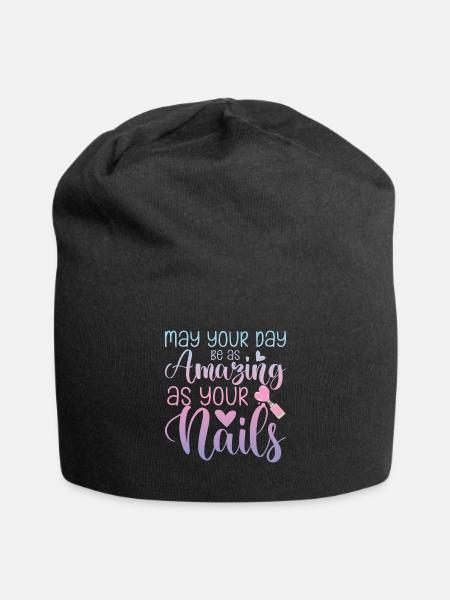 May Your Day Be As Amazing - Jersey Beanie - black