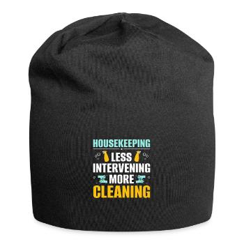 Week of Appreciation for Housekeeping - Jersey Beanie - black - Front