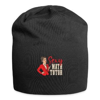 Professeur de maths Professeur de maths sexy - Bonnet en jersey - noir - Devant