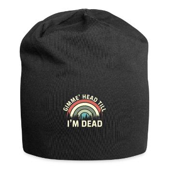 Gimme Head Till I'm Dead 80er Jahre Liebhaber - Jersey-Beanie - Schwarz - Vorne