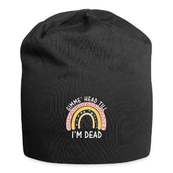 Gimme Head Till I’m Dead 80s Lovers - Jersey Beanie - black - Front