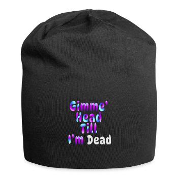 Gimme Head Till I’m Dead 80s Lovers - Jersey Beanie - black - Front