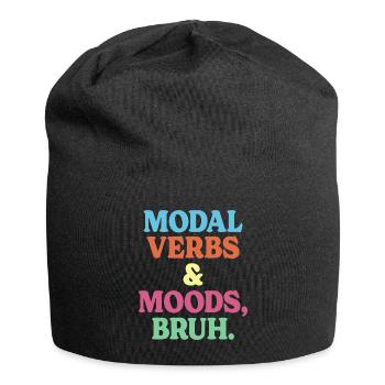 Humor Teacher Literature Teacher English - Jersey Beanie - black - Front