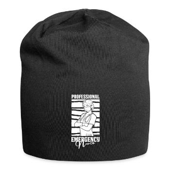 Nurse Professional - Jersey Beanie - black - Front