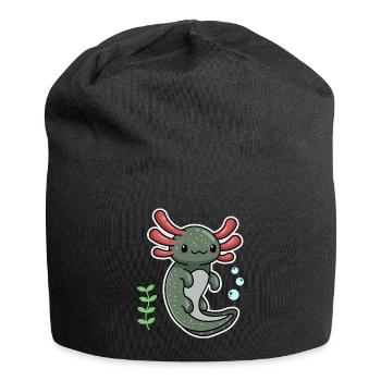Enigma Axolotl Design for Axolotl Lovers - Jersey Beanie - black - Front