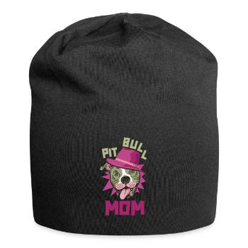Pitbull Mom Pitbull Prohibition Mom - Jersey Beanie - black - Front