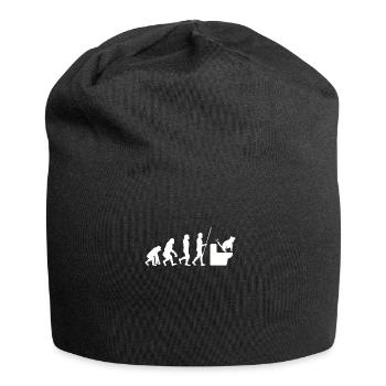 I Poop A Lot - Jersey-Beanie - Schwarz - Vorne