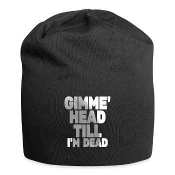 Gimme Head Till I’m Dead 80s Lovers - Jersey Beanie - black - Front