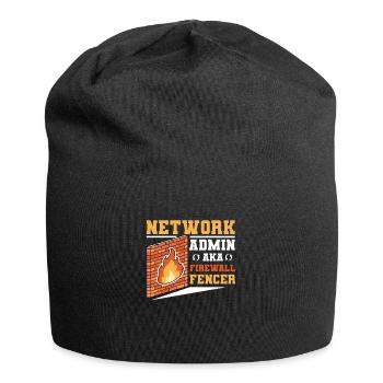 Netzwerkadministrator Systemadministrator Netzwerk - Jersey-Beanie - Schwarz - Vorne