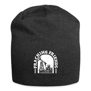 Ölfeld Bohrinsel Anlage Fracking - Jersey-Beanie - Anthrazit - Vorne