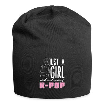 Korean Pop Music Girl Gift K Pop - Jersey Beanie - black - Front