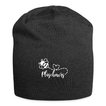 Plüschmors Hummel Ostfriesisch Ostfriesland - Jersey-Beanie - Anthrazit - Vorne