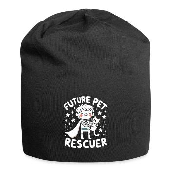 Future Pet Rescuer - Your Compassion - Jersey Beanie - black - Front
