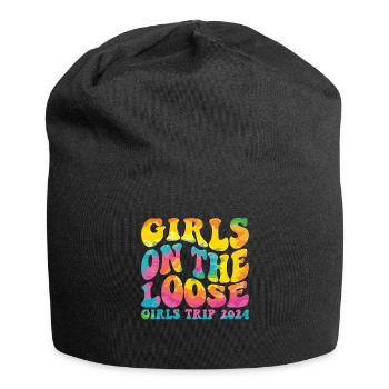 Girls On The Loose Girls Trip 2024 (en anglais seulement) - Bonnet en jersey - noir - Devant