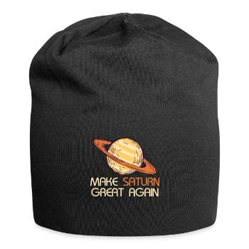 Saturn Space Planet Solar System Ancient Roman - Jersey Beanie - black - Front