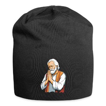 Christian Christianity Praying - Jersey Beanie - black - Front