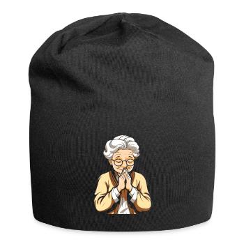 Christian Christianity Praying - Jersey Beanie - black - Front