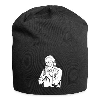 Christian Christianity Praying - Jersey Beanie - black - Front