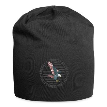 L’Amérique Un pays si grand Patriotique américain - Bonnet en jersey - noir - Devant
