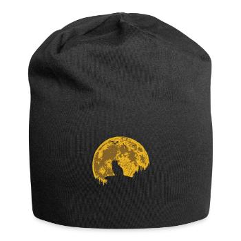 Guinea Pig Guinea Pig Moon - Jersey Beanie - black - Front