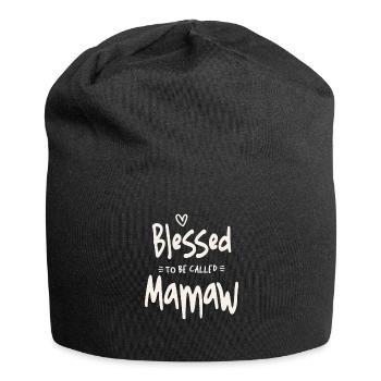 Mamaw Lustige Oma Weihnachten genannt werden - Jersey-Beanie - Schwarz - Vorne