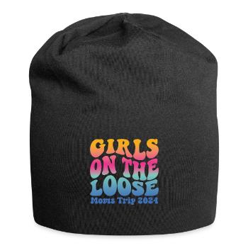 Girls On The Loose Moms Trip 2024 (en anglais seulement) - Bonnet en jersey - noir - Devant
