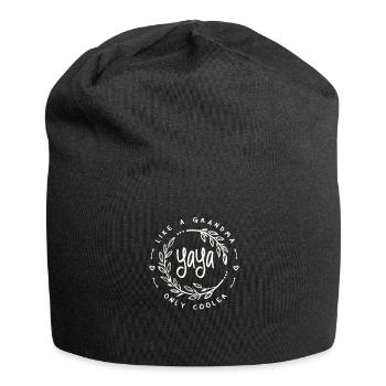 Yaya Comme une grand-mère Seulement plus cool Drôle Grand-mère - Bonnet en jersey - noir - Devant