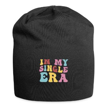 Dans mon ère de célibataire drôle de vie de célibataire - Bonnet en jersey - noir - Devant