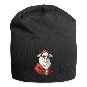Christian Christianity Lama - Jersey Beanie - black - Front