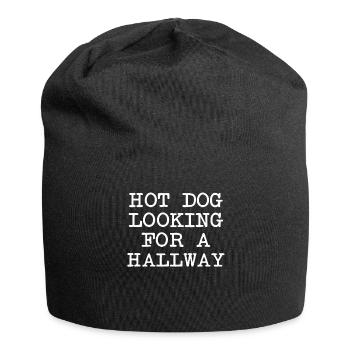 Hot Dog auf der Suche nach einem Flur - Jersey-Beanie - Schwarz - Vorne