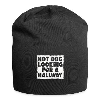 Hot Dog Looking For A Hallway - Jersey Beanie - black - Front