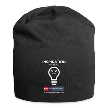 Kreative Kämpfe – Inspiration Und Humor - Jersey-Beanie - Schwarz - Vorne
