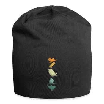 Bird Watching Birder Ornithologist Bird Lover - Jersey Beanie - black - Front