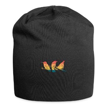 Bird Watching Birder Ornithologist Bird Lover - Jersey Beanie - black - Front
