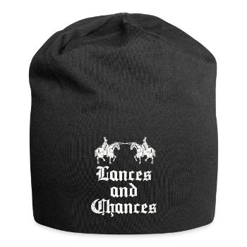 Ritter Mittelalterliche Renaissance-Ritterrüstung - Jersey-Beanie - Schwarz - Vorne