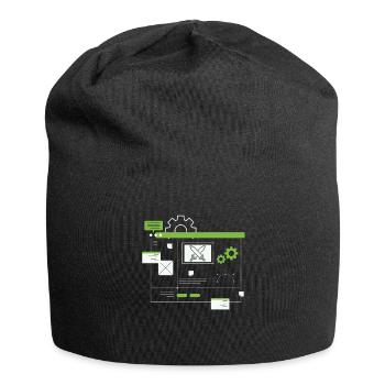 Developer, Coder, Programmer - Jersey Beanie - black - Front