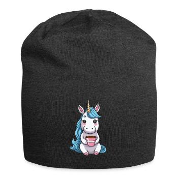 Licorne Licorne Café - Bonnet en jersey - charbon - Devant