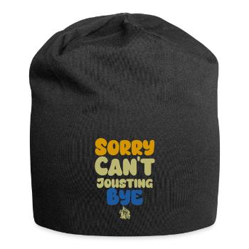 Jousting Knight Medieval Renaissance Knights Armor - Jersey Beanie - black - Front