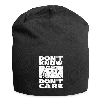 Guinea Pig Guinea Pig Funny - Jersey Beanie - black - Front